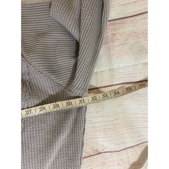 We The Free Women's Thermal Autumn Knit Long Sleeve Sweater - Large - Picture 8 of 13